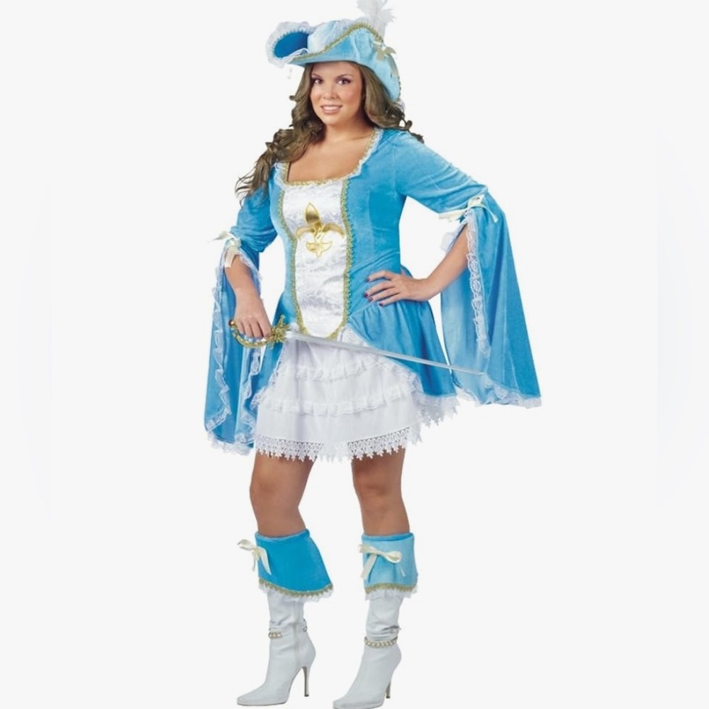 Fantasy by Fun World Madam Muskateer Costume 16W-20W